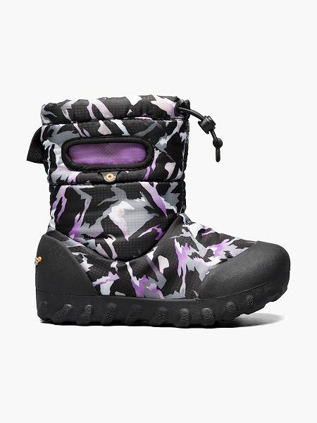 BOGS Boots Deutschland - B-Moc Snow Winter Mountain Winterstiefel Kinder Schwarz Multi DE29473